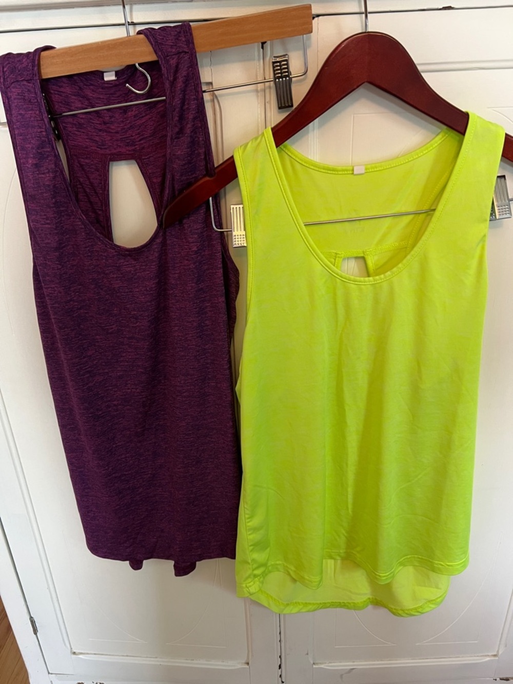 Amazon activewear Tank Top - Neon Yellow and purple - bundle of 2